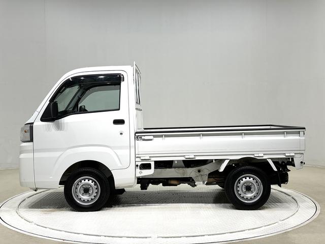ハイゼットトラックスタンダードＳＡIIIｔ　ＡＭ・ＦＭラジオ　スペアタイヤＬＥＤヘッドランプ　トップシェイドガラス　運転席バニティミラー　マニュアルエアコン　ガードフレーム　衝突回避支援ブレーキ　誤発進抑制制御機能　車線逸脱警報機能　先行車発進お知らせ機能（広島県）の中古車