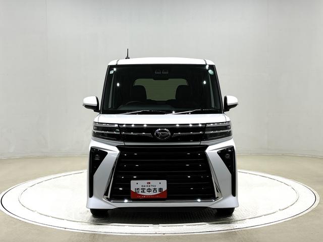タントカスタムＸ　バックカメラ　電動パーキングブレーキＬＥＤオートライト　パワースライドドアウェルカムオープン機能　電動パーキングブレーキ　運転席助手席シートヒーター　アルミホイール　キーフリーシステム　　オート電動格納式ドアミラー（広島県）の中古車