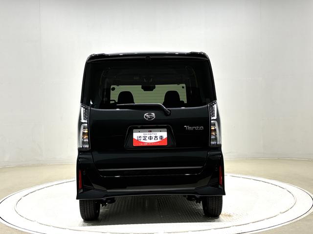 タントカスタムＲＳ　バックカメラ　電動パーキングブレーキＬＥＤオートライト　パワースライドドアウェルカムオープン機能　運転席助手席シートヒーター　アルミホイール　キーフリーシステム　　オート電動格納式ドアミラー（広島県）の中古車