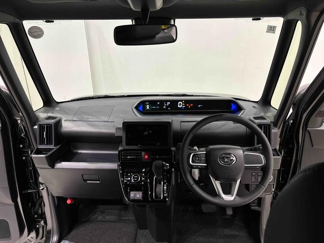タントカスタムＲＳ　バックカメラ　電動パーキングブレーキＬＥＤオートライト　パワースライドドアウェルカムオープン機能　運転席助手席シートヒーター　アルミホイール　キーフリーシステム　　オート電動格納式ドアミラー（広島県）の中古車