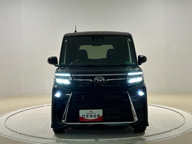 タントカスタムＲＳ　バックカメラ　電動パーキングブレーキＬＥＤオートライト　パワースライドドアウェルカムオープン機能　運転席助手席シートヒーター　アルミホイール　キーフリーシステム　　オート電動格納式ドアミラー（広島県）の中古車