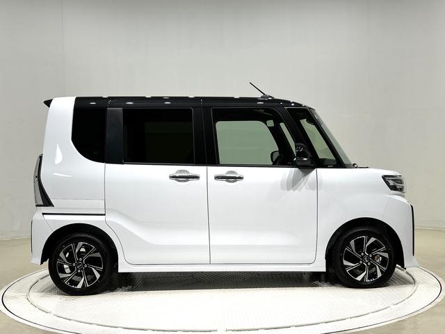 タントカスタムＸ　両側電動スライドドア　バックカメラ運転席・助手席シートヒーター　リヤヒーターダクト　運転席シートリフター　チルトステアリング　１４インチ純正アルミホイール　３６０°スーパーＵＶ＆ＩＲカットガラス　電動パーキングブレーキブレーキ（広島県）の中古車