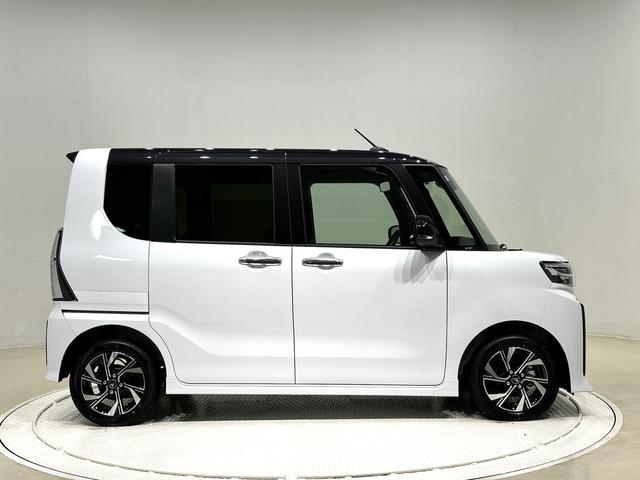 タントカスタムＸ　電動パーキングブレーキＬＥＤオートライト　パワースライドドアウェルカムオープン機能　電動パーキングブレーキ　運転席助手席シートヒーター　アルミホイール　キーフリーシステム　　オート電動格納式ドアミラー（広島県）の中古車