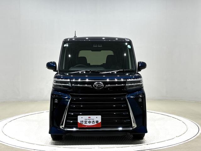 タントカスタムＲＳＬＥＤオートライト　パワースライドドアウェルカムオープン機能　電動パーキングブレーキ　運転席助手席シートヒーター　アルミホイール　キーフリーシステム　　オート電動格納式ドアミラー（広島県）の中古車