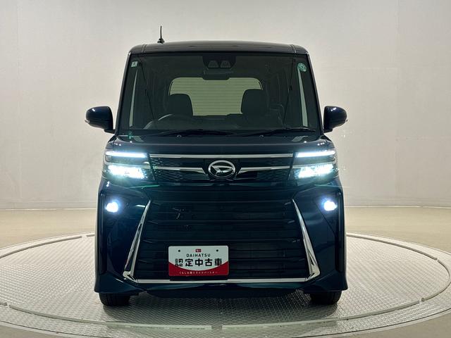 タントカスタムＲＳＬＥＤオートライト　パワースライドドアウェルカムオープン機能　電動パーキングブレーキ　運転席助手席シートヒーター　アルミホイール　キーフリーシステム　　オート電動格納式ドアミラー（広島県）の中古車