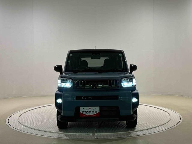 タフトＧターボ　ダーククロムベンチャー　バックカメラＬＥＤヘッドライト　ＬＥＤフォグランプ　オートライト　オートハイビーム　電動パーキング　ホールド機能　キーフリー　スタートボタン　バックカメラ　クルーズコントロール　シートヒーター　オートエアコン（広島県）の中古車