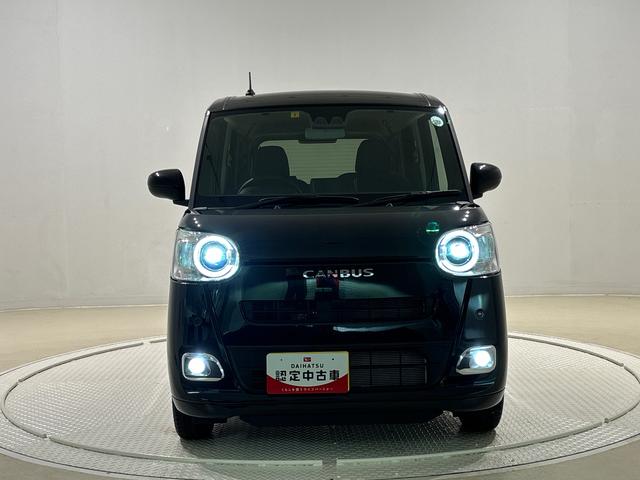 ムーヴキャンバスセオリーＧ　　２ＷＤ　　ＣＶＴ　両側オアワースライドドアＬＥＤオートライト・フォグランプ　電動パーキングブレーキ　プッシュボタンスタート　セキュリティアラーム　バックカメラ　両側パワースライドドアウエルカムオープン機能　オート電動格納式ドアミラー（広島県）の中古車