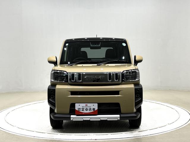 タフトＧターボ　クロムベンチャー　バックカメラ　前席シートヒータースカイフィールトップ　クロムパック　メッキパック　シルバーアンダーガーニッシュ　インテリアアクセント　ＬＥＤオートハイビーム＆フォグランプ　電動パーキングブレーキ　バックカメラ　アルミホイール（広島県）の中古車
