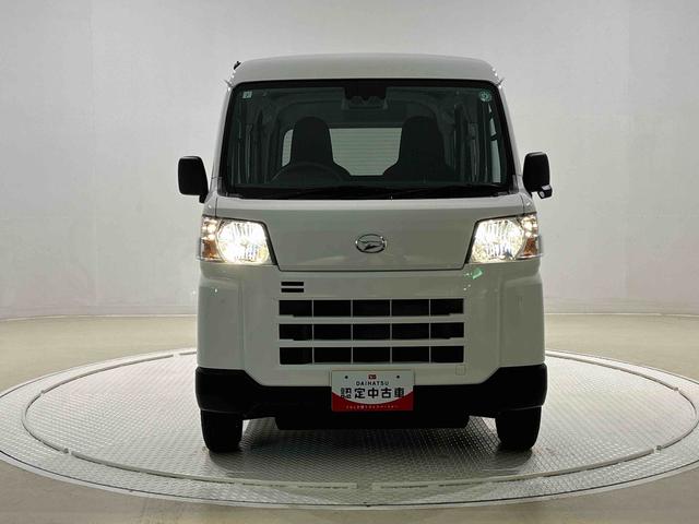 ハイゼットカーゴＤＸ　ハロゲンヘッドランプ　ＡＭ・ＦＭラジオ　　キーレス荷室ランプ　コーナーセンサー　テンパータイヤ　衝突警報機能　衝突回避支援ブレーキ　車線逸脱警報機能　オートハイビーム　標識認識機能　誤発進抑制制御機能　先行車発進お知らせ機能　リヤーヒーター（広島県）の中古車
