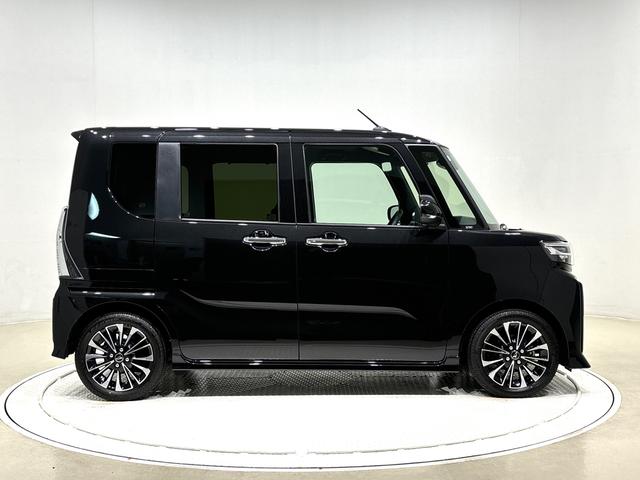 タントカスタムＲＳ　Ｂカメラ　両側電動スライドドア　ターボ車ＬＥＤオートライト　パワースライドドアウェルカムオープン機能　オート電動格納式ドアミラー　助手席ロングスライド　助手席イージークローザー　アルミホイール　キーフリーシステム　前席シートヒーター（広島県）の中古車