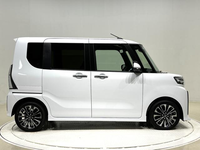 タントカスタムＲＳ　ディスプレイオーディオ　ＥＴＣ車載器ＬＥＤオートライト　パワースライドドアウェルカムオープン機能　電動パーキングブレーキ　運転席助手席シートヒーター　アルミホイール　キーフリーシステム　　オート電動格納式ドアミラー（広島県）の中古車