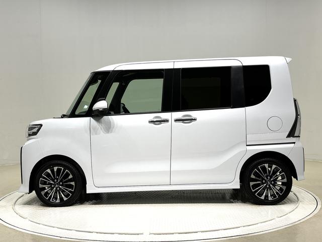 タントカスタムＲＳ　ディスプレイオーディオ　ＥＴＣ車載器ＬＥＤオートライト　パワースライドドアウェルカムオープン機能　電動パーキングブレーキ　運転席助手席シートヒーター　アルミホイール　キーフリーシステム　　オート電動格納式ドアミラー（広島県）の中古車