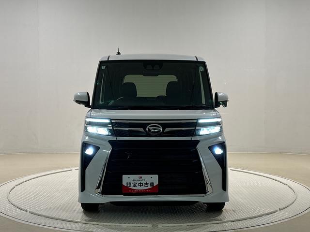 タントカスタムＲＳ　ディスプレイオーディオ　ＥＴＣ車載器ＬＥＤオートライト　パワースライドドアウェルカムオープン機能　電動パーキングブレーキ　運転席助手席シートヒーター　アルミホイール　キーフリーシステム　　オート電動格納式ドアミラー（広島県）の中古車