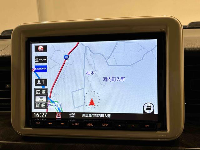 アルトラパンモード　　全方位カメラ　純正ナビゲーション　ドラレコ運転席・助手席シートヒーター　運転席シートリフター　革巻ステアリングホイール　コーナーセンサー　デュアルセンサーブレーキサポート　キーフリーシステム（広島県）の中古車
