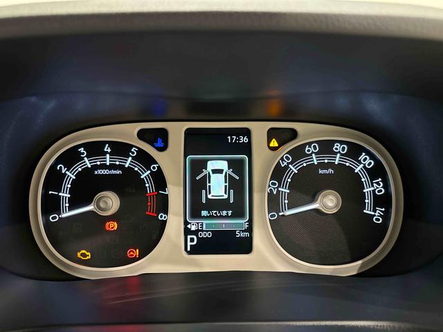 ムーヴキャンバスストライプスＧターボＬＥＤオートライト・フォグランプ　電動パーキングブレーキ　プッシュボタンスタート　セキュリティアラーム　バックカメラ　両側パワースライドドアウエルカムオープン機能　オート電動格納式ドアミラー（広島県）の中古車