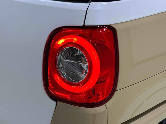 ムーヴキャンバスストライプスＧターボＬＥＤオートライト・フォグランプ　電動パーキングブレーキ　プッシュボタンスタート　セキュリティアラーム　バックカメラ　両側パワースライドドアウエルカムオープン機能　オート電動格納式ドアミラー（広島県）の中古車
