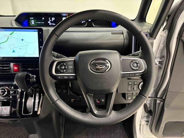 タントカスタムＲＳ　　純正ナビ・ドラレコ　ＥＴＣ　パノラマモニターＬＥＤオートライト　パワースライドドアウェルカムオープン機能　電動パーキングブレーキ　運転席助手席シートヒーター　アルミホイール　キーフリーシステム　　オート電動格納式ドアミラー（広島県）の中古車