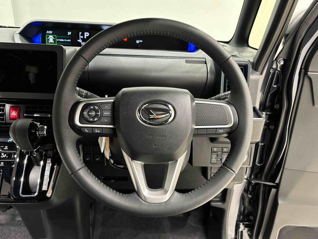 タントカスタムＲＳＬＥＤオートライト　パワースライドドアウェルカムオープン機能　電動パーキングブレーキ　運転席助手席シートヒーター　アルミホイール　キーフリーシステム　　オート電動格納式ドアミラー（広島県）の中古車