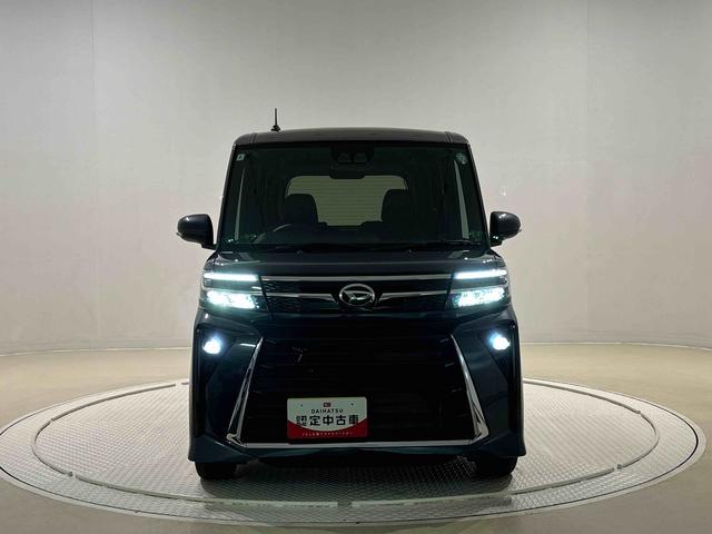 タントカスタムＲＳＬＥＤオートライト　パワースライドドアウェルカムオープン機能　電動パーキングブレーキ　運転席助手席シートヒーター　アルミホイール　キーフリーシステム　　オート電動格納式ドアミラー（広島県）の中古車