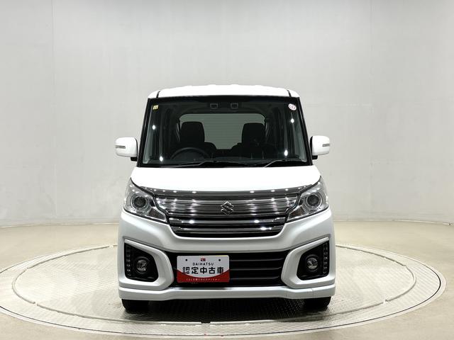 スペーシアカスタムＸＳターボプッシュボタンスタートシステム　運転席シートヒーター　両側電動パワースライドドア　オートライト　盗難警報アラーム（広島県）の中古車