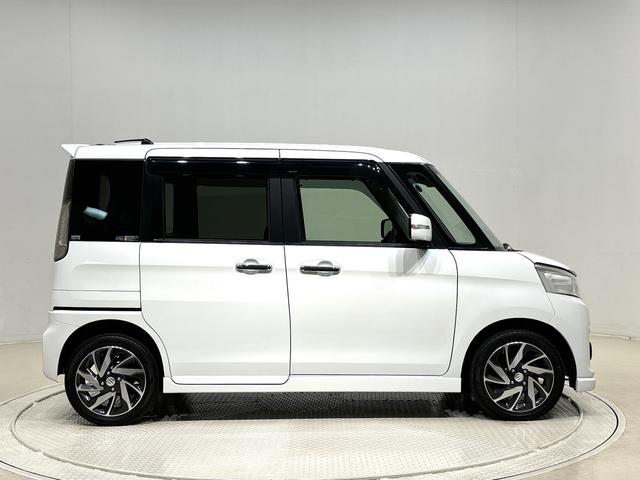 スペーシアカスタムＸＳターボプッシュボタンスタートシステム　運転席シートヒーター　両側電動パワースライドドア　オートライト　盗難警報アラーム（広島県）の中古車