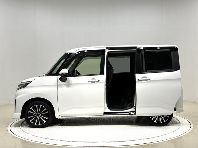 トールカスタムＧ　ターボ　全車速追従機能付ＡＣＣ　キーフリーバックカメラ　ステアリングスイッチ　両側電動スライドドア　電動パーキングブレーキブレーキ　オートブレーキホールド機能　オートライト　運転席シートリフター　チルトステアリング　ＬＥＤヘッドランプ（広島県）の中古車