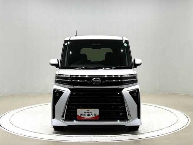 タントカスタムＲＳ　バックカメラ　電動パーキングブレーキＬＥＤオートライト　パワースライドドアウェルカムオープン機能　電動パーキングブレーキ　運転席助手席シートヒーター　アルミホイール　キーフリーシステム　　オート電動格納式ドアミラー（広島県）の中古車