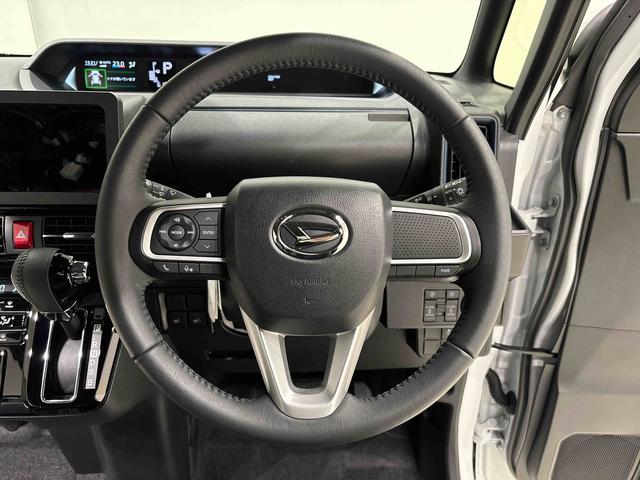 タントカスタムＲＳ　バックカメラ　電動パーキングブレーキＬＥＤオートライト　パワースライドドアウェルカムオープン機能　電動パーキングブレーキ　運転席助手席シートヒーター　アルミホイール　キーフリーシステム　　オート電動格納式ドアミラー（広島県）の中古車