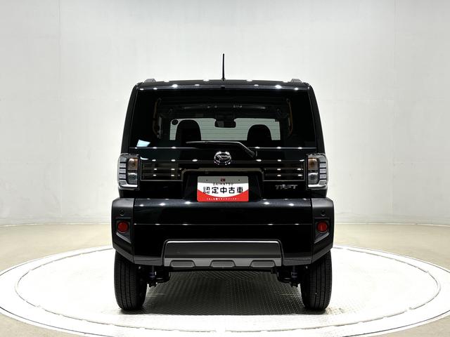 タフトＧターボ　ダーククロムベンチャー　前席シートヒーター付バックカメラ　スカイフィールトップ　オートホールドブレーキ機能付き電動パーキングブレーキ　ＳＲＳサイドエアバッグ　１５インチアルミホイール　ＬＥＤヘッドライト　ＬＥＤフォグランプ　オートライト（広島県）の中古車