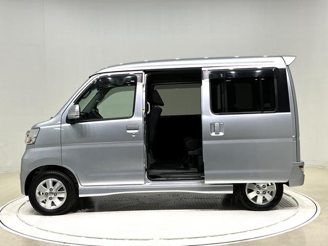 アトレーワゴンカスタムターボＲＳリミテッド　ＳＡIII　ナビ　ＥＴＣ車載器ＬＥＤヘッドランプ・フォグランプ　１３インチアルミホイール　セキュリティアラーム　コーナーセンサー　ルーフエンドスポイラー　荷室ＬＥＤランプ　パワースライドドア（左側）（広島県）の中古車