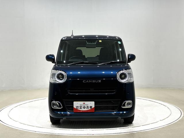 ムーヴキャンバスセオリーＧターボ　４ＷＤＬＥＤオートライト・フォグランプ　電動パーキングブレーキ　プッシュボタンスタート　セキュリティアラーム　バックカメラ　両側パワースライドドアウエルカムオープン機能　オート電動格納式ドアミラー（広島県）の中古車