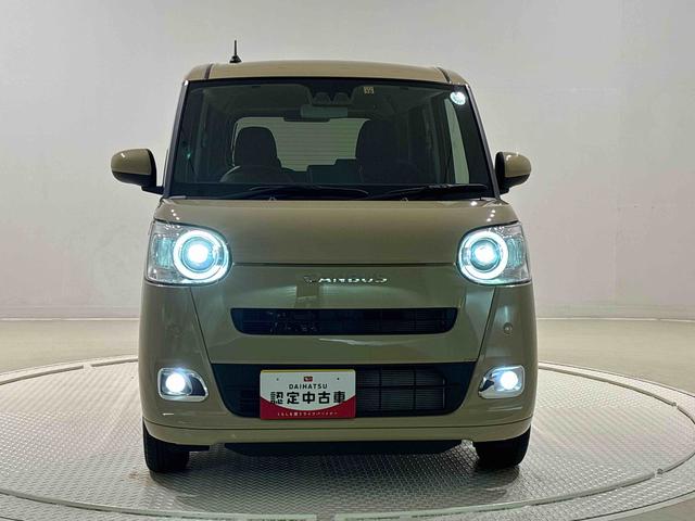 ムーヴキャンバスセオリーＧターボ　電動パーキングブレーキ　ブレーキホールドＬＥＤオートライト・フォグランプ　　プッシュボタンスタート　セキュリティアラーム　バックカメラ　両側パワースライドドアウエルカムオープン機能　オート電動格納式ドアミラー（広島県）の中古車