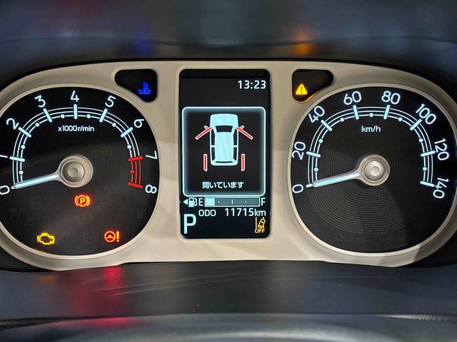ムーヴキャンバスストライプスＧ　バックカメラ　電動パーキングブレーキＬＥＤオートライト・フォグランプ　電動パーキングブレーキ　プッシュボタンスタート　セキュリティアラーム　バックカメラ　両側パワースライドドアウエルカムオープン機能　オート電動格納式ドアミラー（広島県）の中古車