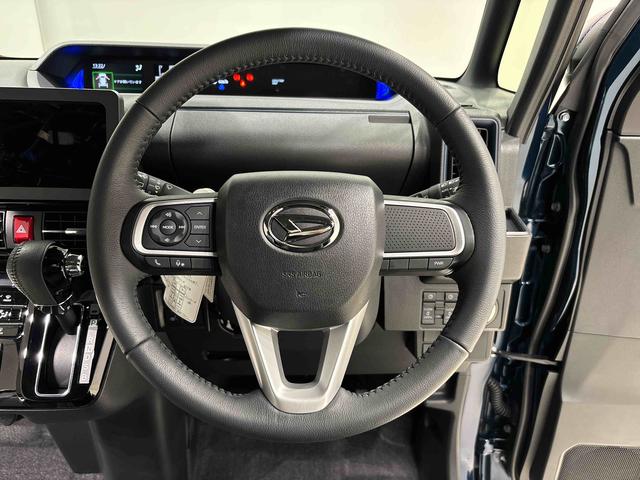 タントカスタムＲＳＬＥＤオートライト　パワースライドドアウェルカムオープン機能　電動パーキングブレーキ　運転席助手席シートヒーター　アルミホイール　キーフリーシステム　　オート電動格納式ドアミラー（広島県）の中古車