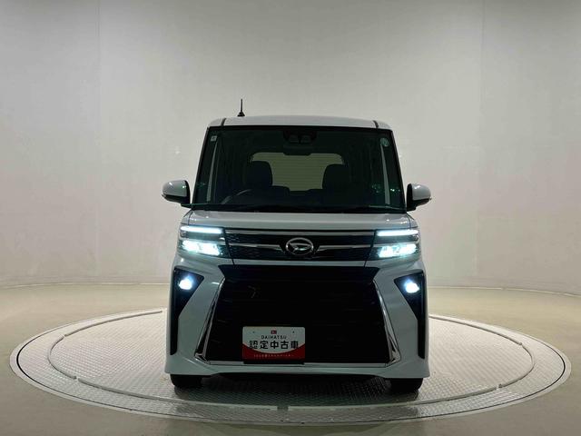 タントカスタムＲＳＬＥＤオートライト　パワースライドドアウェルカムオープン機能　オート電動格納式ドアミラー　助手席ロングスライド　助手席イージークローザー　アルミホイール　キーフリーシステム（広島県）の中古車