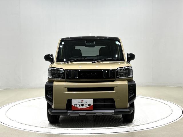 タフトＧ　ダーククロムベンチャー　運転席・助手席シートヒーター純正ナビ装着用アップグレードパック　本革巻ステアリングホイール　オートライト　運転席シートリフター　チルトステアリング　スカイフィールトップ　ＬＥＤヘッドランプ　ＬＥＤフォグランプ　キーフリーシステム（広島県）の中古車