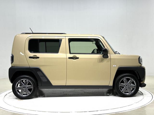 タフトＧ　ダーククロムベンチャー　運転席・助手席シートヒーター純正ナビ装着用アップグレードパック　本革巻ステアリングホイール　オートライト　運転席シートリフター　チルトステアリング　スカイフィールトップ　ＬＥＤヘッドランプ　ＬＥＤフォグランプ　キーフリーシステム（広島県）の中古車