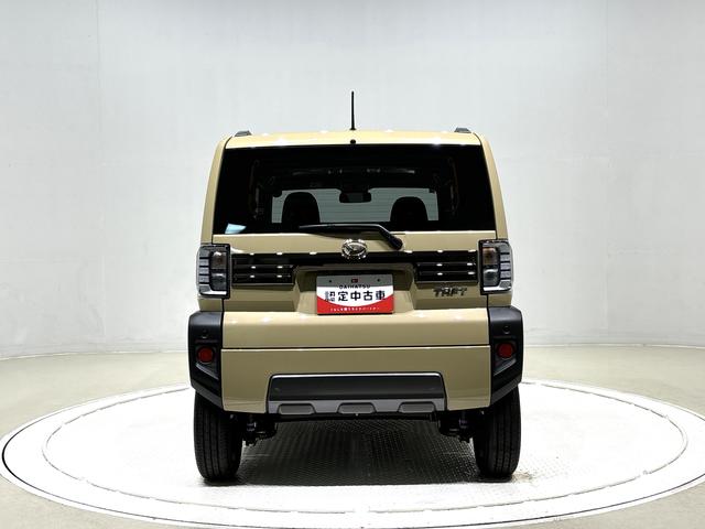 タフトＧ　ダーククロムベンチャー　運転席・助手席シートヒーター純正ナビ装着用アップグレードパック　本革巻ステアリングホイール　オートライト　運転席シートリフター　チルトステアリング　スカイフィールトップ　ＬＥＤヘッドランプ　ＬＥＤフォグランプ　キーフリーシステム（広島県）の中古車