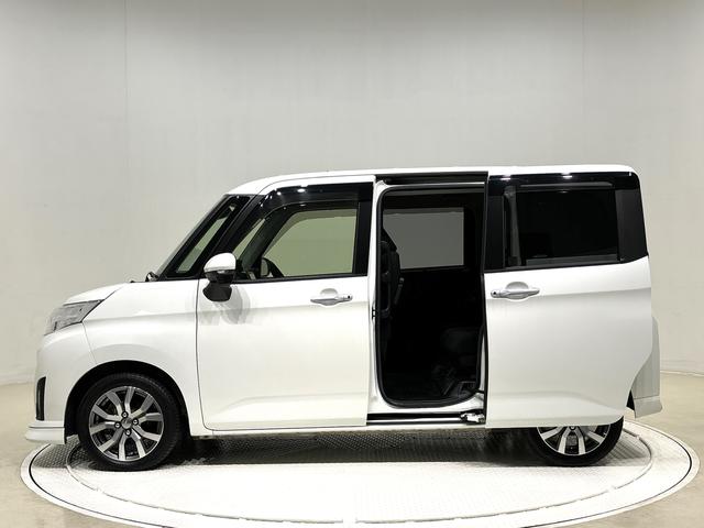 トールカスタムＧ　ターボ　ＳＡII　ナビ　ＥＴＣＬＥＤヘッドランプ・フォグランプ　　１５インチアルミホイール　オートライト　プッシュボタンスタート　クルーズコントロール　　パワースライドドア　キーフリーシステム（広島県）の中古車