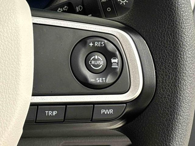 ムーヴキャンバスストライプスＧターボ　両側電動スライドドア　キーフリー全車速追従機能付ＡＣＣ　純正ナビ装着用アップグレードパック　運転席・助手席シートヒーター　運転席シートリフター　チルトステアリング　電動パーキングブレーキブレーキ　オートブレーキホールド機能（広島県）の中古車