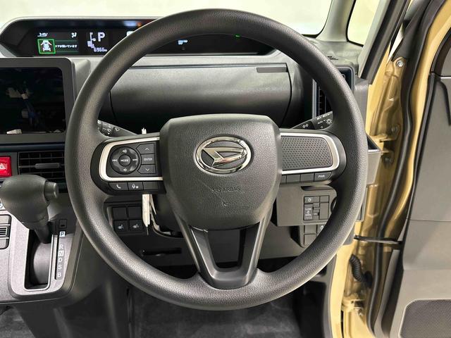 タントＸＬＥＤオートライト　パワースライドドアウェルカムオープン機能　電動パーキングブレーキ　運転席助手席シートヒーター　　フルホイールキャツプ　キーフリーシステム　　オート電動格納式ドアミラー（広島県）の中古車