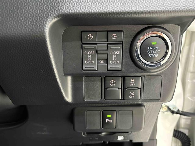 トールカスタムＧ　バックカメラ　電動パーキングブレーキＬＥＤヘッドランプ・フォグランプ　　１５インチアルミホイール　オートライト　プッシュボタンスタート　クルーズコントロール　　コーナーセンサー　パワースライドドア　キーフリーシステム（広島県）の中古車
