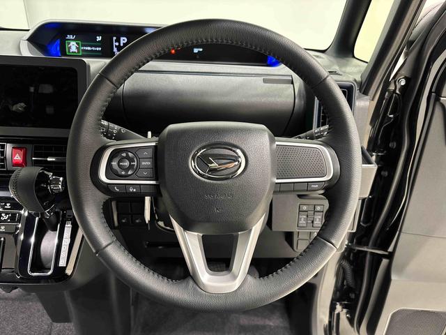 タントカスタムＲＳＬＥＤオートライト　パワースライドドアウェルカムオープン機能　電動パーキングブレーキ　運転席助手席シートヒーター　アルミホイール　キーフリーシステム　　オート電動格納式ドアミラー（広島県）の中古車