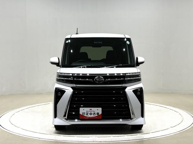 タントカスタムＲＳ　両側電動スライドドア　前席シートヒーター付ＬＥＤオートライト　パワースライドドアウェルカムオープン機能　電動パーキングブレーキ　運転席助手席シートヒーター　アルミホイール　キーフリーシステム　　オート電動格納式ドアミラー（広島県）の中古車