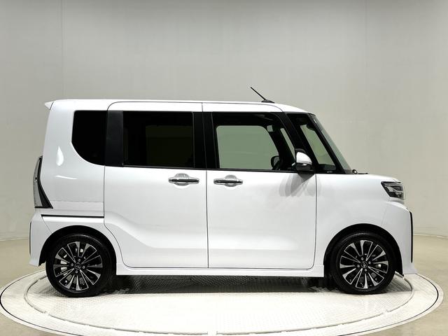タントカスタムＲＳ　両側電動スライドドア　前席シートヒーター付ＬＥＤオートライト　パワースライドドアウェルカムオープン機能　電動パーキングブレーキ　運転席助手席シートヒーター　アルミホイール　キーフリーシステム　　オート電動格納式ドアミラー（広島県）の中古車