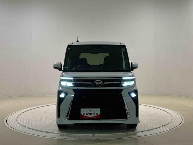 タントカスタムＲＳ　両側電動スライドドア　前席シートヒーター付ＬＥＤオートライト　パワースライドドアウェルカムオープン機能　電動パーキングブレーキ　運転席助手席シートヒーター　アルミホイール　キーフリーシステム　　オート電動格納式ドアミラー（広島県）の中古車