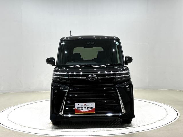 タントカスタムＲＳ　電動パーキングブレーキＬＥＤオートライト　パワースライドドアウェルカムオープン機能　電動パーキングブレーキ　運転席助手席シートヒーター　アルミホイール　キーフリーシステム　　オート電動格納式ドアミラー（広島県）の中古車