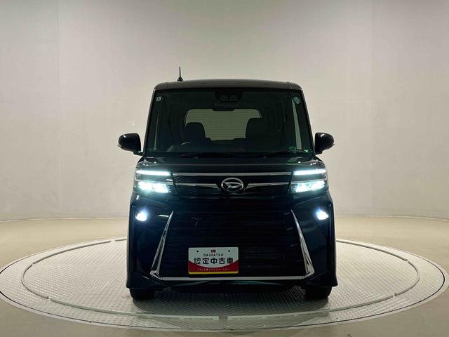 タントカスタムＲＳ　電動パーキングブレーキＬＥＤオートライト　パワースライドドアウェルカムオープン機能　電動パーキングブレーキ　運転席助手席シートヒーター　アルミホイール　キーフリーシステム　　オート電動格納式ドアミラー（広島県）の中古車