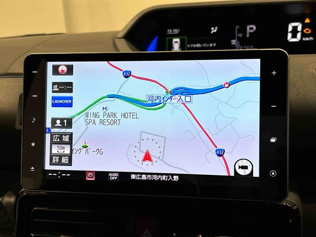 タントカスタムＲＳセレクション　　ナビドラ　全方位カメラ　ＥＴＣ付ＬＥＤオートライト　パワースライドドアウェルカムオープン機能　電動パーキングブレーキ　運転席ロングスライド　アルミホイール　キーフリーシステム　　オート電動格納式ドアミラー（広島県）の中古車