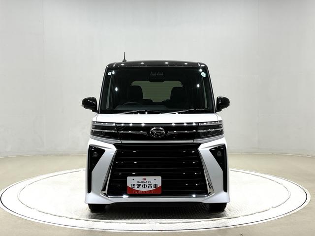 タントカスタムＲＳ　電動パーキングブレーキＬＥＤオートライト　パワースライドドアウェルカムオープン機能　電動パーキングブレーキ　運転席助手席シートヒーター　アルミホイール　キーフリーシステム　　オート電動格納式ドアミラー（広島県）の中古車